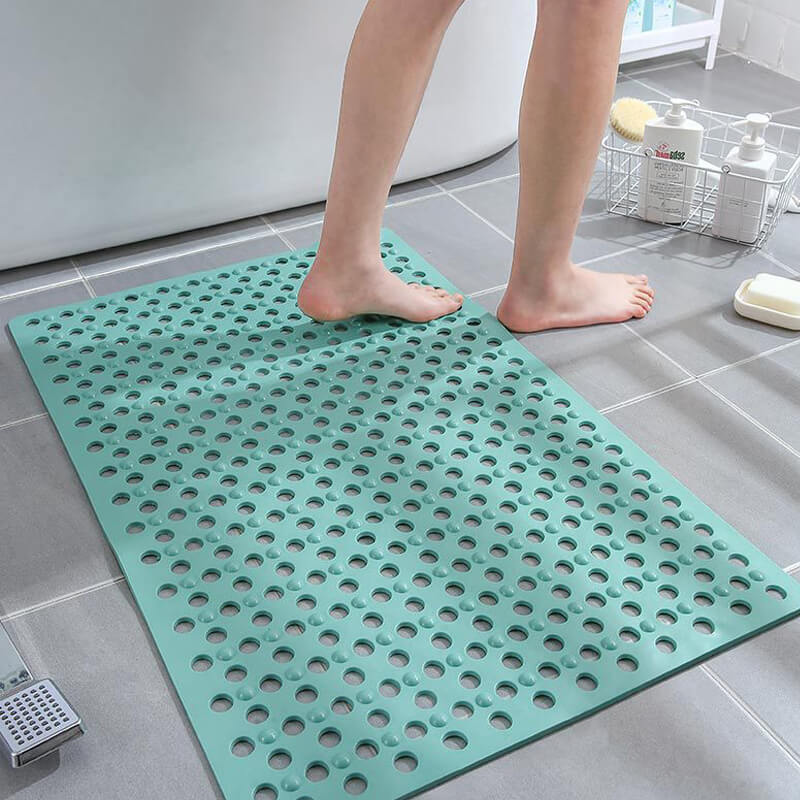 Large Drain Hole Anti-Slip Bath Mat