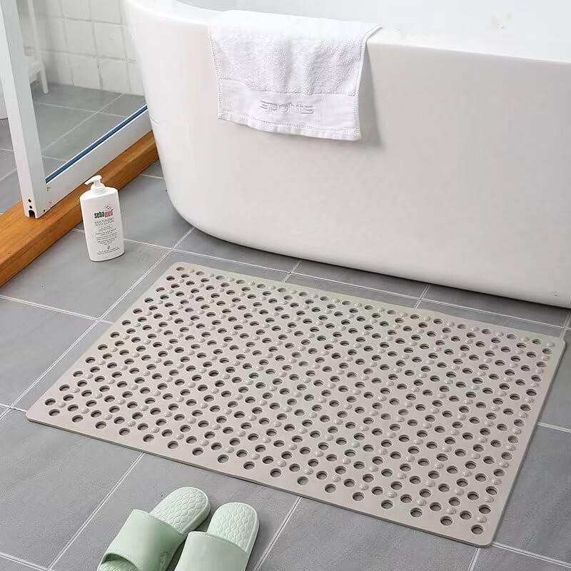 Large Drain Hole Anti-Slip Bath Mat