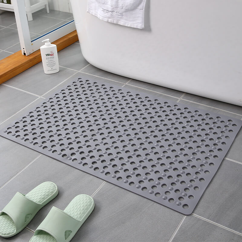 Large Drain Hole Anti-Slip Bath Mat