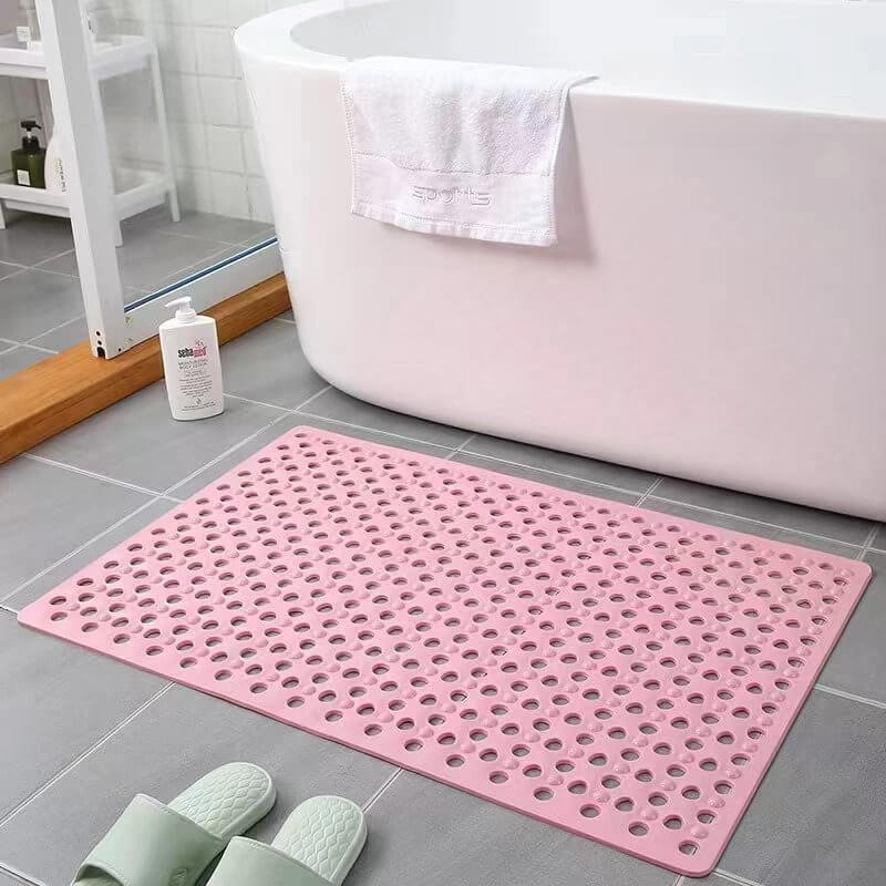 Large Drain Hole Anti-Slip Bath Mat